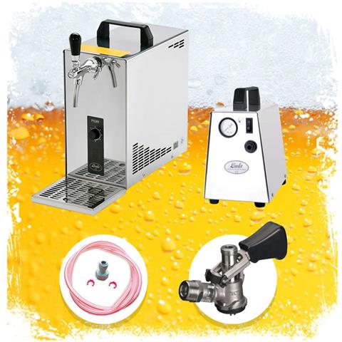 Set Completo - Spillatore Birra - Pygmy 25 Dispenser Birra Macchina Per Birra 1-linea 35 Litri /h Raffreddatore A Flusso Green Line Keg Keykeg - Foto 6