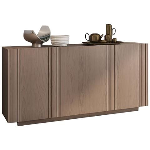 Madia Credenza Moderna In Legno Massello 3 Ante 180x48x88 - Foto 1