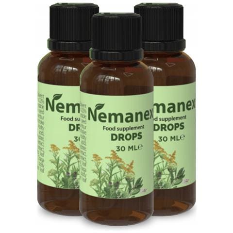 3x Nemanex - Gocce Per Passpotismo E Malattie Da Tossina 30ml - Foto 1