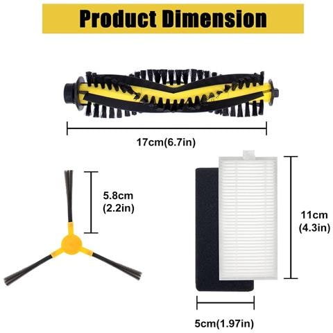 Kit Di Parti Di Ricambio Per Robot Aspirapolvere Tesvor E Neatsvor - Foto 6