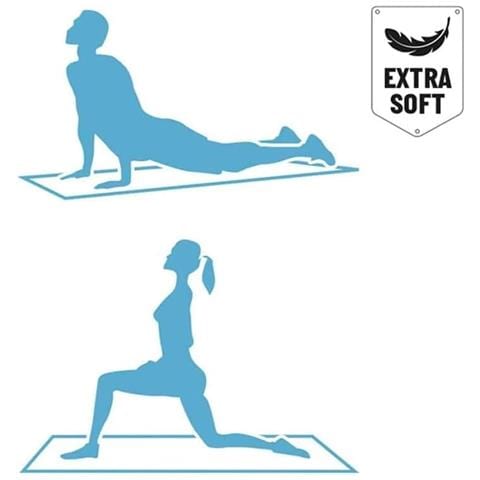 Tappeto Allenamento Fitness Aerobica Palestra Ginnastica,tappetino Yoga 6mm Antiscivolo 175 X 61x0.6 Cm Alta Densità,materassino Palestra,colori Assortiti - Foto 3