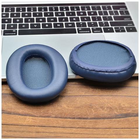 Cuscinetti Auricolari In Memory Foam Per Cuffie Sony Wh-ch720n Blue - Foto 2