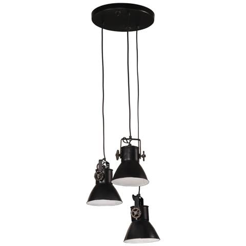 Lampada Pensile 25 W Nera 30x30x100 Cm E27 - Foto 2