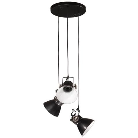 Lampada Pensile 25 W Nera 30x30x100 Cm E27 - Foto 3