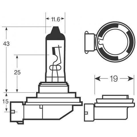 Lampadine Xenon5000 H11 12v - Foto 2