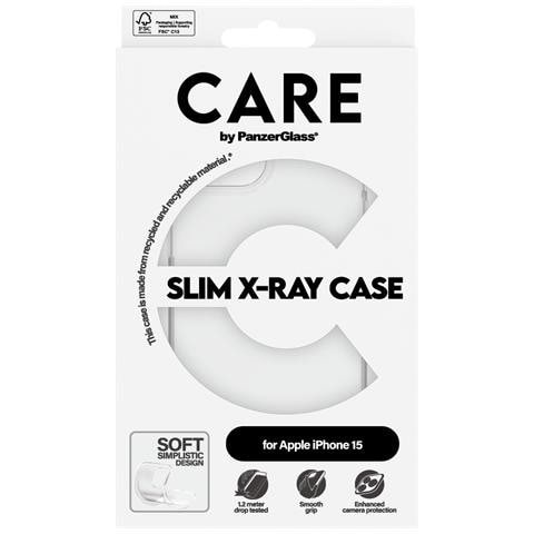 CARE by PG TP X-Ray Soft Basic iPhone 15 custodia per cellulare Cover Trasparente - Foto 2
