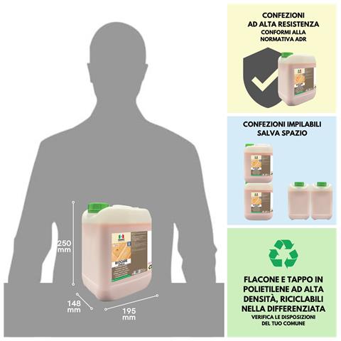 Biocare Opaco 5lt - Cera Per Legno Oliato - Foto 2