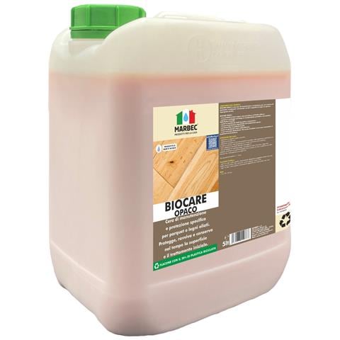 Biocare Opaco 5lt - Cera Per Legno Oliato - Foto 1
