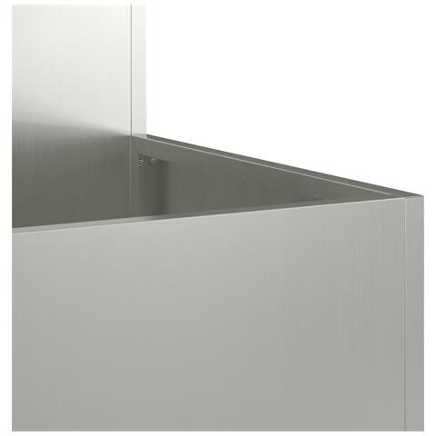 Fioriera da Giardino 80x80x48 cm Acciaio Galvanizzato - Foto 9