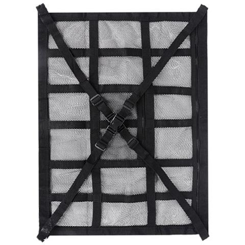 Rete Portaoggetti Per Tetto Auto 18 Scomparti, 80cm X 53cm, Nero, Compatibile Con Accessori Auto It - Foto 2