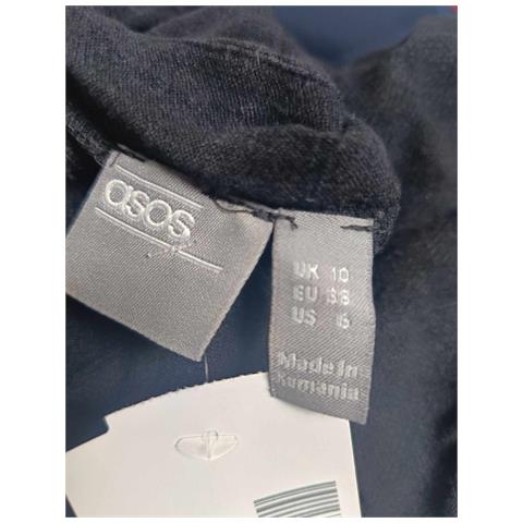 Tuta Corta A Maniche Lunghe Comoda Nera Taglia 38 Di - Foto 7