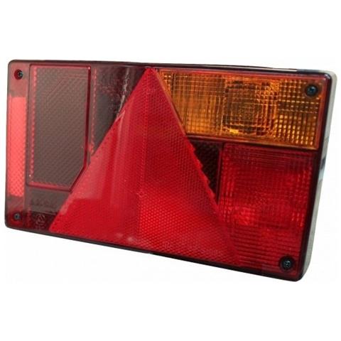 Fanale Posteriore Alogeno Sinistro 5 Funzioni 235x135mm Confezione Da 2 Pezzi - Foto 1