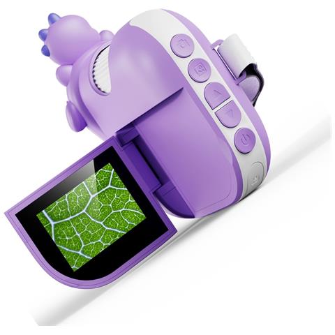 Microscopio Digitale Portatile Con Schermo Led, Ingrandimento 1000x Per Educazione Stem Purple - Foto 2