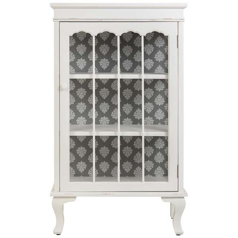 Vetrina In Legno Bianco 60,5x40,5x114,5h - Foto 2