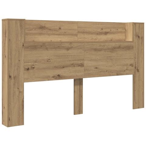 Testata con Mobile e LED Rovere Artigianale Legno multistrato - Foto 1