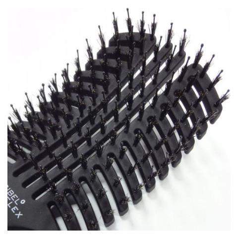 Spazzola Curva Grande Con Ventilazione Con Setole Di Cinghiale E Nylon, Proflex Black, - Foto 2