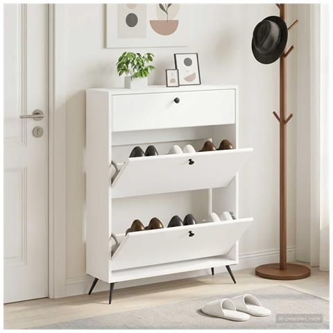 Mobile per scarpe BREDA 78 x 24 x 103 cm Legno ingegnerizzato - Foto 2