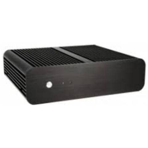 Euler Fanless Thin-Mini-ITX Gehäuse, OEM - schwarz - Foto 1