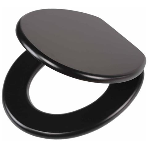Sedile Wc Leatherlook In Mdf Nero 252540746 - Foto 1