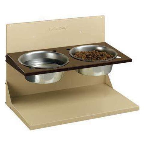 Ricka Large - Portaciotole Con 2 Ciotole In Acciaio Inox Da Lt. 4 - Foto 1
