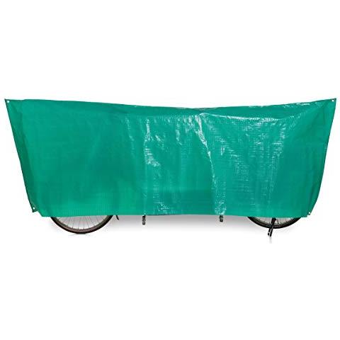 Copertura Di Protezione Per Biciclette Tandem 110 X 300 Cm Verde - Foto 1
