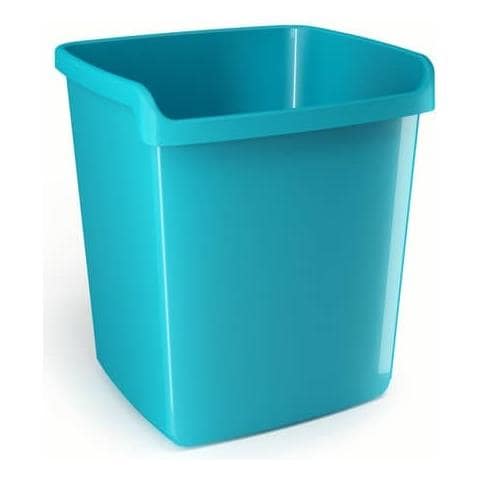 Cestino Gettacarte 15lt Mydesk Turchese - Foto 2