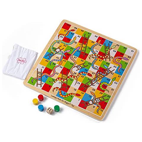 Bigjigs Giocattoli Scala Serpenti E Tradizionale - Foto 1