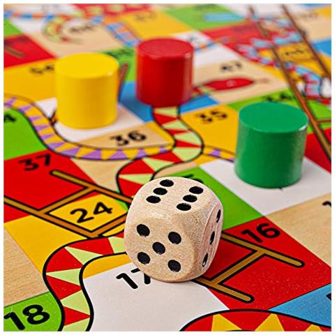 Bigjigs Giocattoli Scala Serpenti E Tradizionale - Foto 5