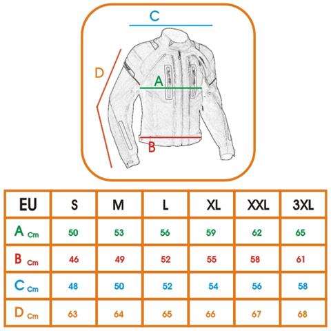 Giacca Tessuto Moto Cordura Traforata Mesh Rete Protezioni Ce Estiva Fluo Xs - Foto 5
