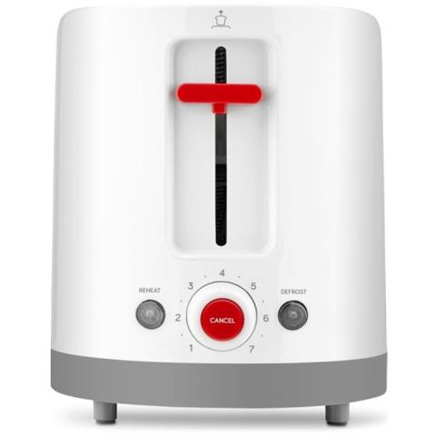 Tostapane TT7385 800W Colore Bianco /Rosso - Foto 5