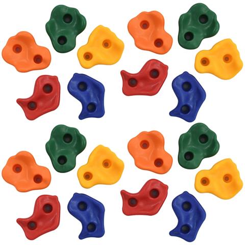 Prese per Arrampicata 20 pz Multicolore in PE - Foto 1