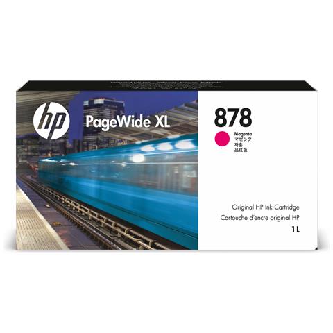 Cartuccia d'inchiostro 878 PageWide XL magenta da 1 litro - Foto 1