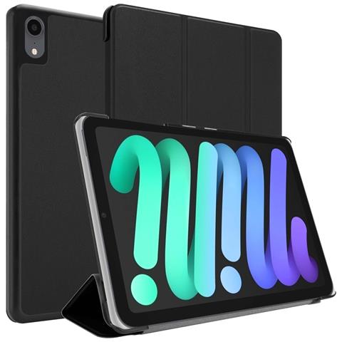 Custodia Per Tablet Compatibile Con Apple Ipad Mini 6 (8.3 Zoll) In Nero Satin - Coperchio Protettiva Ultra Sottile Con Funzione Auto Wake Up E Stand - Foto 7