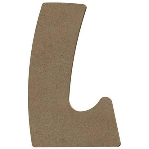 Lettera Maiuscola L In Legno Mdf Da Decorare - 8 Cm - Foto 1