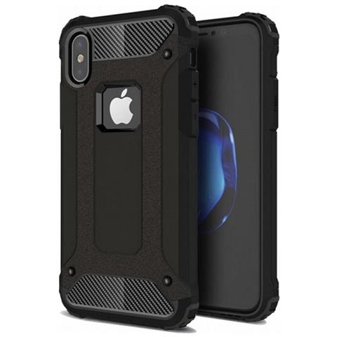 Forcell Custodia Armor Case Tpu Cover Per Apple Iphone X - Xs Black - Foto 1