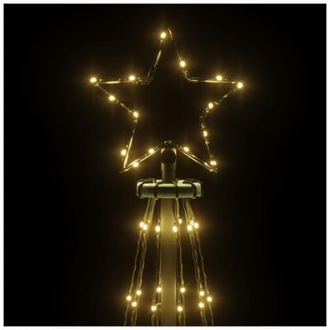 Albero di Natale con Puntale Bianco Caldo 310 LED 300 cm - Foto 2