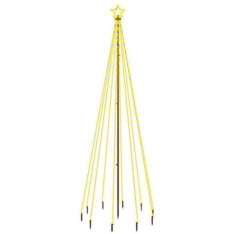 Albero di Natale con Puntale Bianco Caldo 310 LED 300 cm - Foto 1
