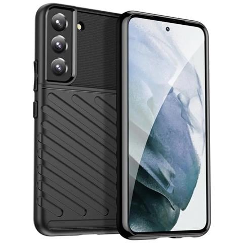 Thunder Custodia Tpu Silicone Cover Case Per Samsung Galaxy S23+ Plus S916 Black - Foto 1