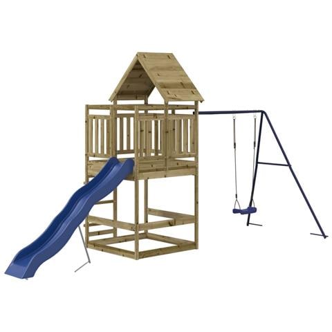 Set da Gioco da Esterno in Legno di Pino Impregnato - Foto 1