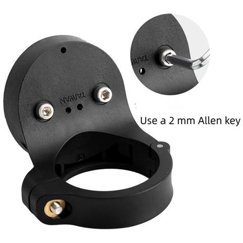 Staffa Reggisella Con 2 Distanziali Di Montaggio Black - Foto 5