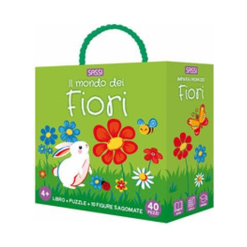 Matteo Gaule - Il Mondo Dei Fiori. Q-box. Con 10 Figure Sagomate. Con Puzzle - Foto 1