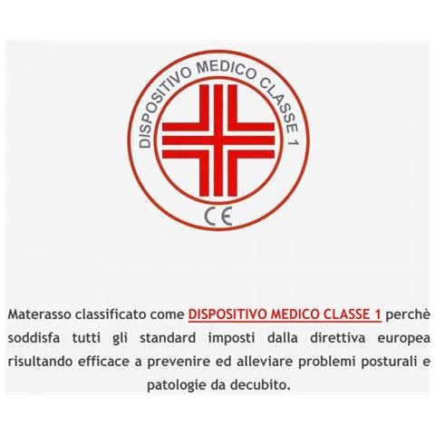 Materasso pieghevole 130x200, per Divano Letto Click Clack - con taglio centrale, versatile e compatto, Ortopedico. - Foto 2