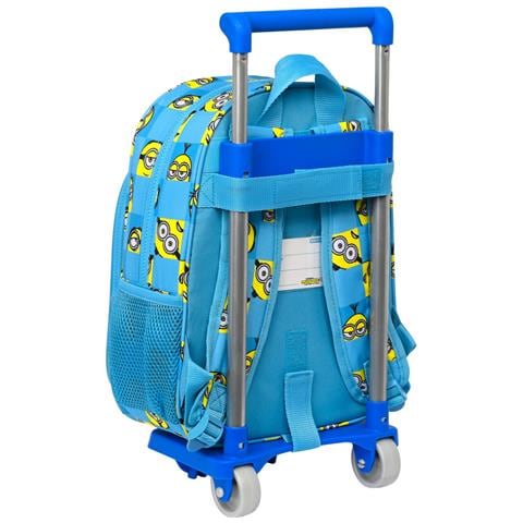 Trolley Per La Scuola Minions Minionstatic Azzurro (26 X 34 X 11 Cm) - Foto 2