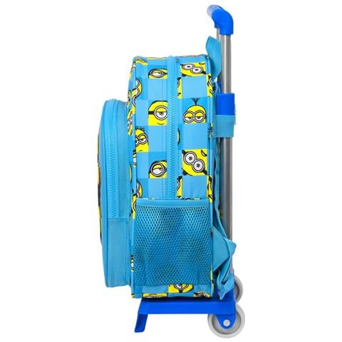 Trolley Per La Scuola Minions Minionstatic Azzurro (26 X 34 X 11 Cm) - Foto 3