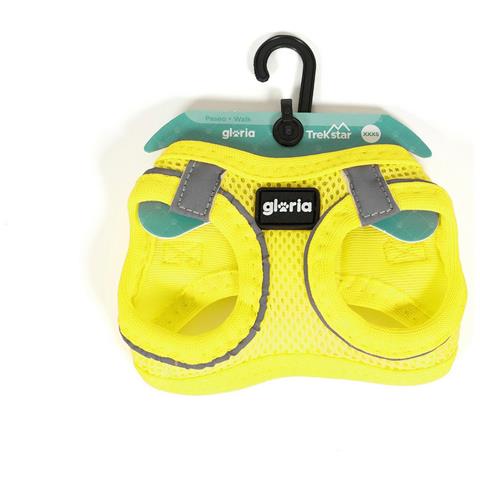 Imbracatura Per Cani Air Mesh Trek Star Giallo Taglia Xxxs (18-20 Cm) - Foto 2