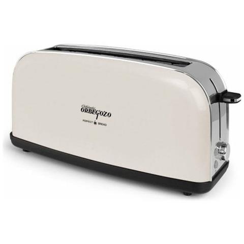 Tostapane Vintage Orbegozo Tov 6210 - Fessura Lunga - Alloggiamento In Acciaio Inossidabile - 6 Livelli Di Toast - Scong - Foto 1