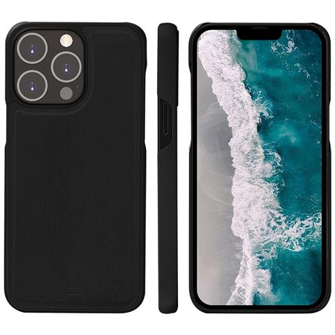 Custodia Per Iphone 14 Pro Max 2 In 1 Modello Stockholm Con Portacarte, Nero - Foto 4