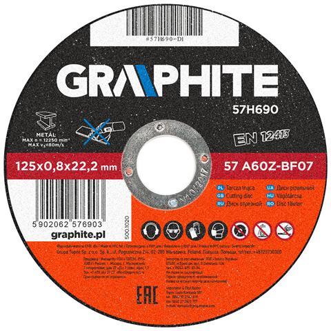 Disco Da Taglio Per Metalli 125 X 0,8 X 22,2 Mm, 57a60z-bf07 - Foto 1