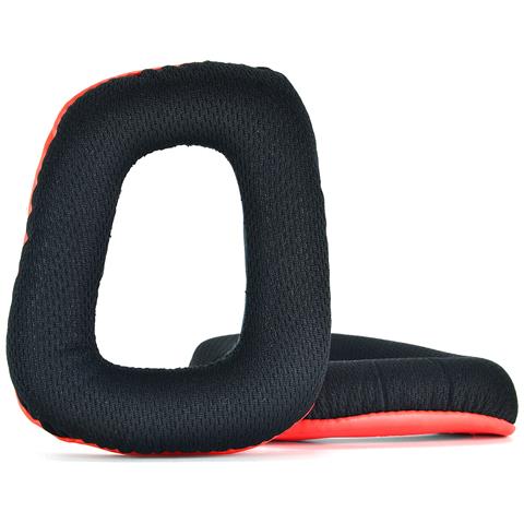 Cuscinetti Auricolari Per Logitech G35 G930 G430 F450 G331 G231 G431 G432 Black+red - Foto 1
