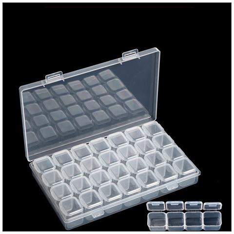 Organizer Per Scatola Portaoggetti Trasparente Con 28 Griglie - Foto 2